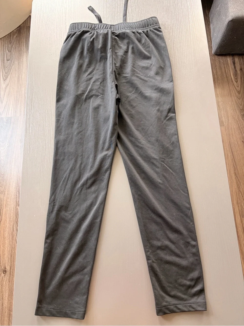 Nike Black Athletic Jogger Pants with White Swoosh